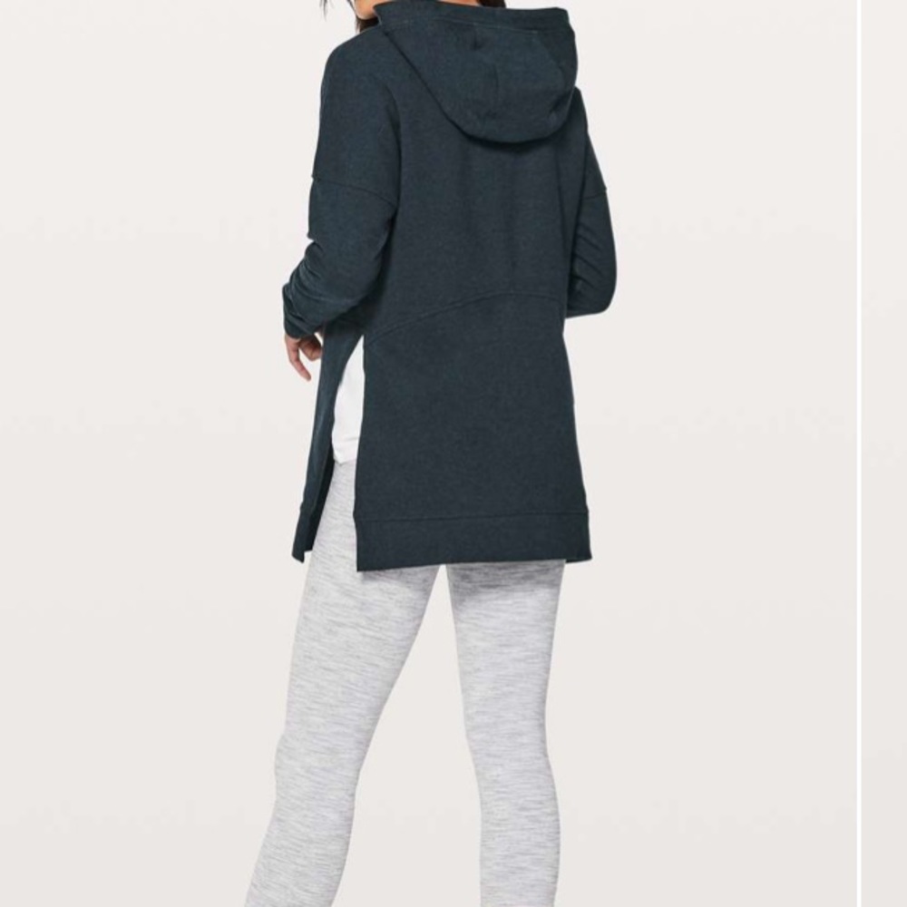 Lululemon Cut Above Hoodie split side midnight navy 8